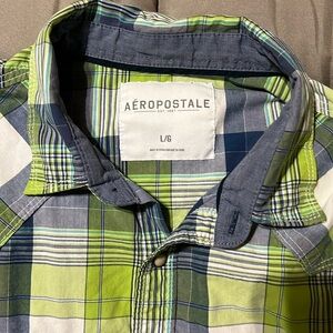 Cute cotton plaid print shirt